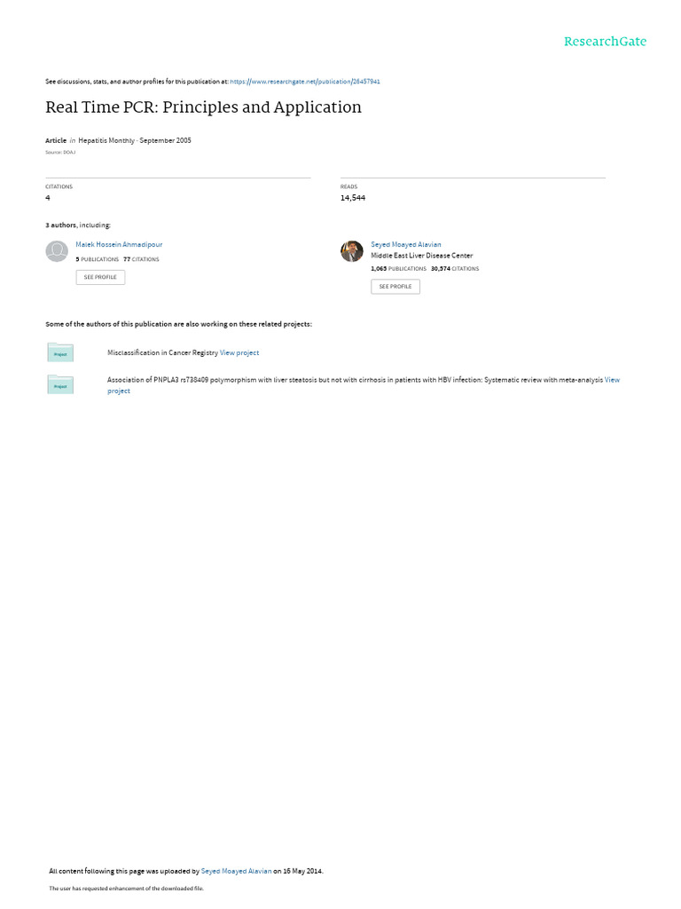 Real - Time - PCR QPCR | PDF