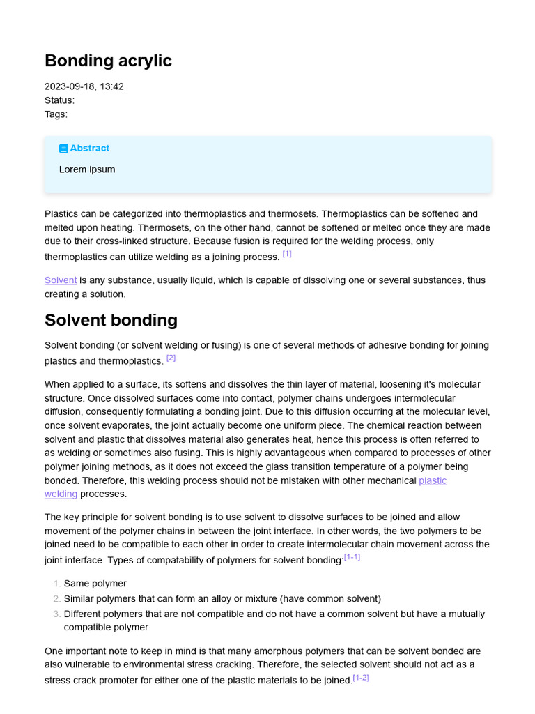 Bonding Acrylic PDF