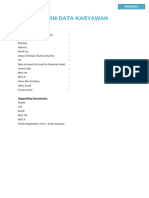 FR - HR.03 Form Data Karyawan