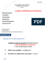 Pharmacologie Des Agents Anesthésiques Intraveineux