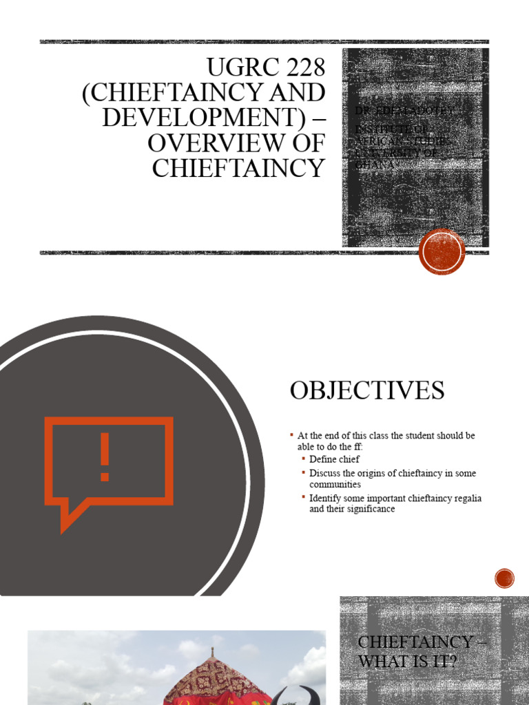Chieftaincy in Ghana: Origins and Significance | PDF | Ethnicity