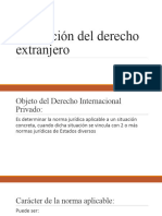 Aplicaciã N Del Derecho Extranjero