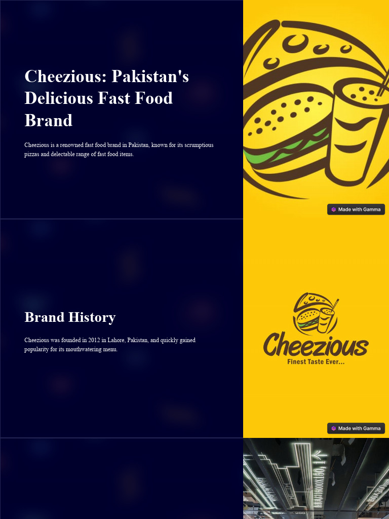 Cheezious: Pakistan's Fast Food Success | PDF | Brand | Fast Food