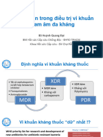 Fosfomycin trong điều trị vi khuẩn Gram âm đa kháng. BCV - BS.CKI Huỳnh Quang Đại