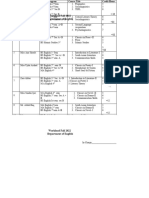 Work Load Fall 2022 Revised