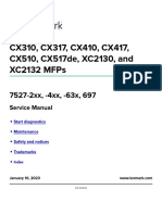 Manual de Serviço Lexmark CX310