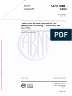 ABNT NBR 6354 2021 - Carbon Steel Wire Rod - Dimensions and Tolerances