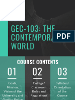 Lesson1 - The Contemporary World 1