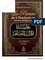 La Parure de L'étudiant en Science Religieuse - Bakr Abou Zayd