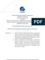 Dokumen Peraturan Badan Informasi Geospasial Nomor 2 Tahun 2022