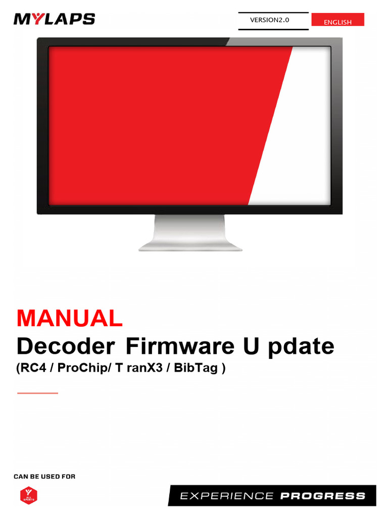 MYLAPS Decoder FW Update Manual ENG PDF Computer Engineering System Software