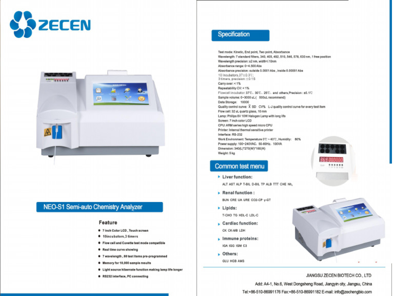 NEO-S Brochure | PDF