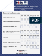 Checklist Documentação de Segurança - CC 3201