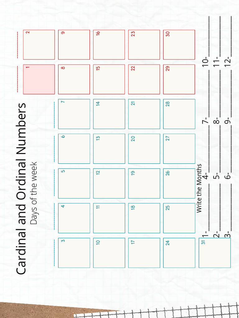 Metro Starter Numbers PDF