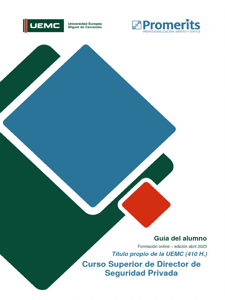 Curso Director Seguridad Privada UEMC | PDF | Negocios | Informática