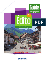 Guide Peédagogique Edito b1 Un 1 2 3