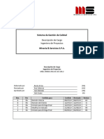 M&S-190601-ING-DC-GE-106-2 Descripción de Cargo Ingeniero de Proyectos - Vigencia 04-05-22
