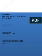 Laporan Technical Specification