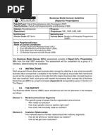 Business Model Canvas Guideline: Faculty/Centre