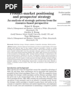 Download Product-Market Positioning and Prospector Strategy by api-3737678 SN6735008 doc pdf