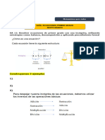 Guia de Ecuaciones de Primer Grado