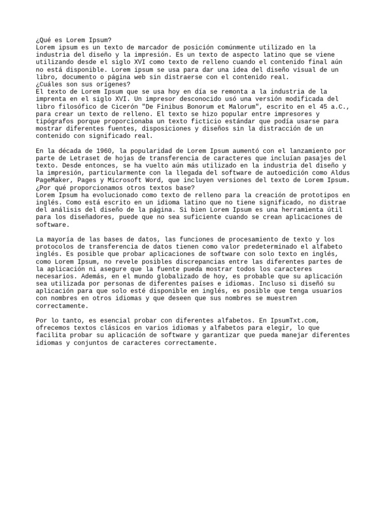 Que Es Lorem | PDF
