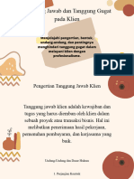 Tanggung Jawab Dan Tanggung Gugat Pada Klien