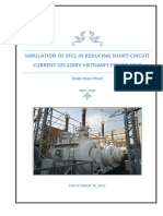 Simulation of 220KV SFCL in Reducing Sho