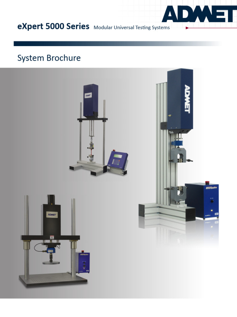 eXpert 5000 Modular Testing Systems | PDF | Actuator | Computer Engineering