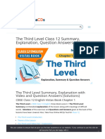 WWW Successcds Net Cce Cbse Class Xii English The Third Level HTML
