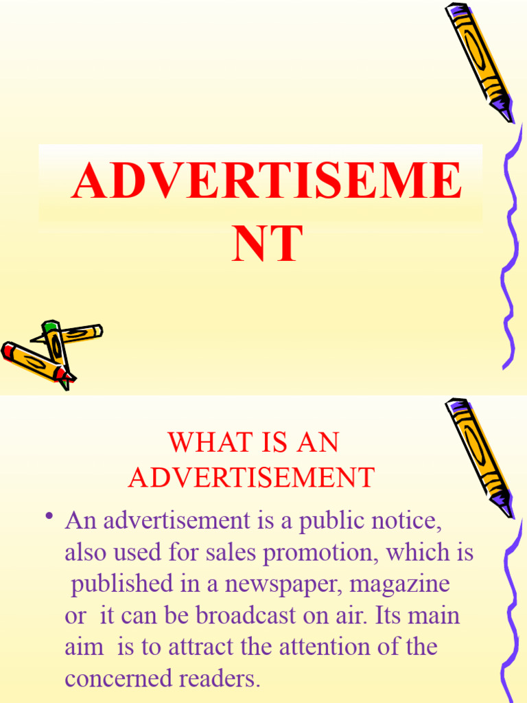 Advertisement (JSM) | PDF | Word | Advertising