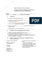 Examen Final de Ciencias de La Naturaleza de 4tobach