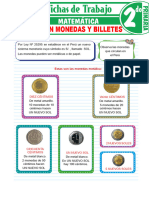 Problemas Con Monedas y Billetes para Segundo Grado de Primaria