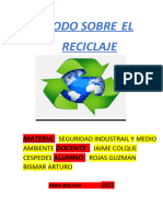 Todo Sobre EL Reciclaje: Materia: Docente
