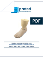 IFU-PF-07 Rev02 - Single Axis Feet With Shaped Ankle Part Instruction For Use (PR01.TX)