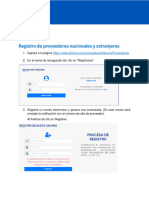 Manual Alta de Proveedores (Portal)