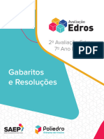 2º Avaliação Edros 2022 - 7º Ano - Resolução