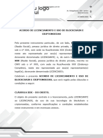 Acordo de Licenciamento e Uso de Blockchain e Criptomoedas