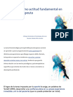 La Epoché Como Actitud Fundamental Del Psicoterapeuta