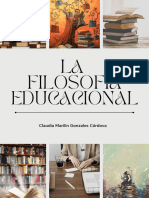 Filosofía de La Educación - Claudia Marilin Gonzales Códova