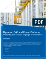 Dynamics 365 and Power Platform Trust CY22-Q1