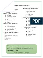 Daftar Menu Ke 2