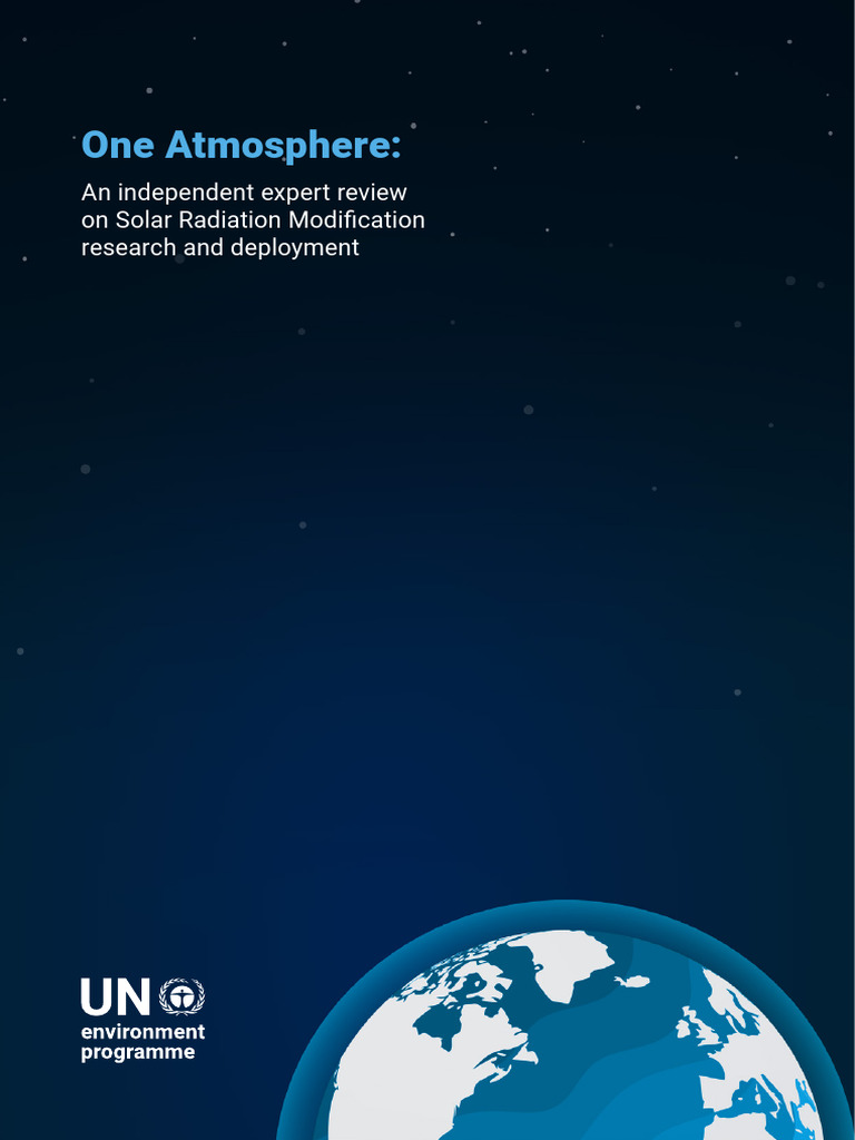 One Atmosphere | PDF | Climate Change | Greenhouse Gas