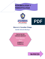 Microbiologia Y Parasitologia: Marvin A. González Ortega