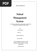 Project - Report - School Management System