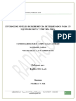 Informe-Niveles de Referencia Densitómetro Óseo-Centro Radiológico Campo Elías Castillo