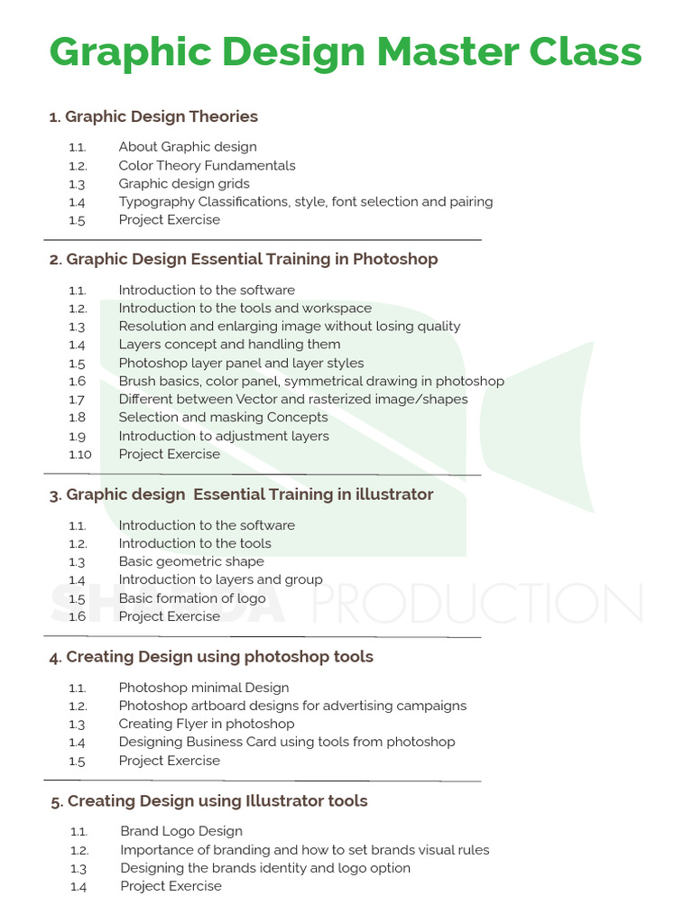 Graphic Design Master Class | PDF | Adobe Photoshop | Graphic Design