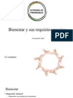 Bienestar y Sus Requisitos Previos: 21 de Abril, 2021