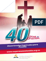 40 Días de Oración. FAMILIAS BAJO LA BENDICION DE DIOS