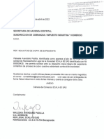 Carta Radicado Scala - Alcaldia Cartagena 22-Abril-2022